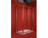 Sprchový kout Braga 80x100 cm (chromovaný rám, čiré sklo , bez vaničky)