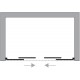 Sprchov dvee Maestro Centrale 170-160 cm, bl