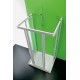Sprchový kout MAGLIO 100x100x100cm, bílá, čiré sklo