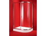 Sprchov� kout GRANDAS 90x120 cm (chromovan� r�m, �ir� sklo, s akryl�tovou vani�kou) - Prav�