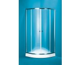 Sprchový kout NAVARRA 90x90 cm (matné sklo, s keramickou vaničkou)