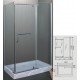 Sprchov� kout CARTAGENA II 120x80 cm (�ir� sklo, s n�zkoprofilovou akryl�tovou vani�kou)