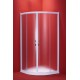Sprchov� kout BARCELONA 90x90 cm (b�l� r�m, �ir� sklo, bez vani�ky)