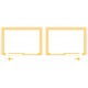 Sprchov dvee ELCHE II 100 cm (chrom, matn sklo frost)