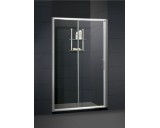 Sprchové dveře ELCHE II 130 cm (chrom, matné sklo frost)