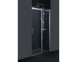 Sprchové dveře BELVER 100 cm (chrom, čiré sklo)