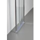 Sprchové dveře SALOON 85 cm (chrom, čiré sklo)