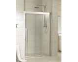 Sprchové dveře MARTOS 100 cm chromovaný rám čiré sklo levé provedení