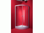 Sprchov� kout MADRID 90x90 cm (chromovan� r�m, �ir� sklo, s akryl�tovou vani�kou)