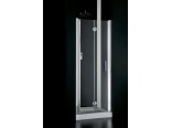 Sprchové dveře SPACE 84-87 cm (bílý rám, čiré sklo)