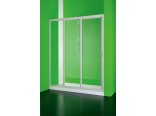 Sprchové dveře Maestro Tre 170-160 cm, bílá, čiré sklo