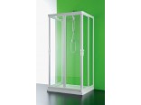 Sprchový kout MAGLIO 70x70x70cm, bílá, čiré sklo