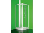 Sprchový kout VELA 70x70cm, bílá, čiré sklo