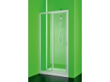 Sprchové dveře Maestro Due 100-90 cm, bílá, čiré sklo