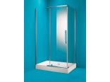 Sprchov� kout CARTAGENA 100x80 cm (�ir� sklo, s vani�kou z lit�ho mramoru)