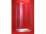 Sprchový kout MOTRIL 80x80 cm (chromovaný rám, čiré sklo, bez vaničky)
