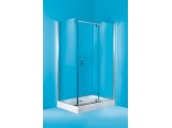 Sprchový kout CARTAGENA II 120x80 cm (čiré sklo, s nízkoprofilovou akrylátovou vaničkou)