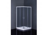 Čtvercový sprchový kout LINARES + akrylátová vanička AQUARIUS - výprodej