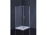 Čtvercový sprchový kout OSUNA + akrylátová vanička AQUARIUS - výprodej